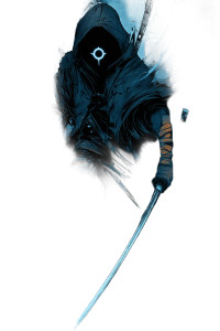 Menacing Hooded Figure V2 Vinyl Car Decal Sticker – Waterproof & UV-Resistant 8"