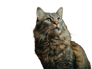 Festive Cat Scene Vinyl Car Decal Sticker – Waterproof & UV-Resistant 8"