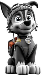 Paw Patrol Coloring Vinyl Car Decal Sticker – Waterproof & UV-Resistant 8"