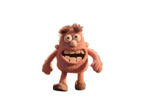 Lumpy The Claymation Vinyl Car Decal Sticker – Waterproof & UV-Resistant 8"