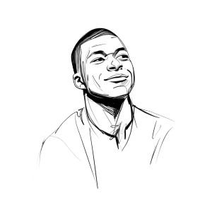 Kylian Mbappe Drawing Vinyl Car Decal Sticker – Waterproof & UV-Resistant 8" Kylian Mbappe Drawing Vinyl Car Decal Sticker – Waterproof & UV-Resistant 8"
