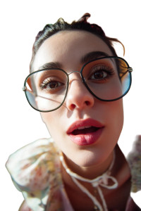 Beauty Model Balloon Vinyl Car Decal Sticker – Waterproof & UV-Resistant 8"