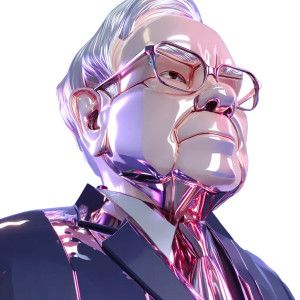 Warren Buffet Vinyl Car Decal Sticker – Waterproof & UV-Resistant 8"