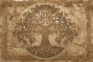 Celtic Tree Of Life Vinyl Car Decal Sticker – Waterproof & UV-Resistant 8"