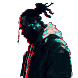 Synthwave Rapper Vinyl Car Decal Sticker – Waterproof & UV-Resistant 8"