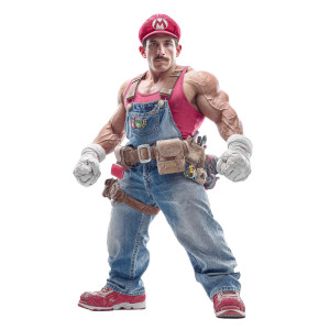 Buff Mario V2 Vinyl Car Decal Sticker – Waterproof & UV-Resistant 8"