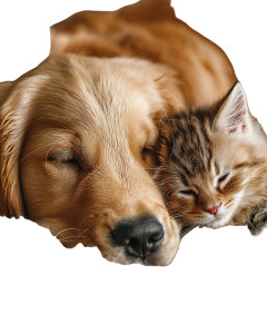 Puppy And Kitten Vinyl Car Decal Sticker – Waterproof & UV-Resistant 8" Puppy And Kitten Vinyl Car Decal Sticker – Waterproof & UV-Resistant 8"