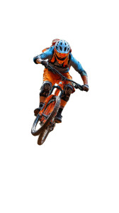 Adventurous Mountain Biker Vinyl Car Decal Sticker – Waterproof & UV-Resistant 8" Adventurous Mountain Biker Vinyl Car Decal Sticker – Waterproof & UV-Resistant 8"
