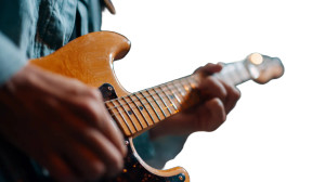 Electric Guitar Strings Vinyl Car Decal Sticker – Waterproof & UV-Resistant 8"