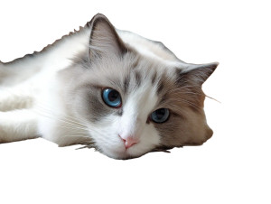 Cute Ragdoll Cat V2 Vinyl Car Decal Sticker – Waterproof & UV-Resistant 8" Cute Ragdoll Cat V2 Vinyl Car Decal Sticker – Waterproof & UV-Resistant 8"