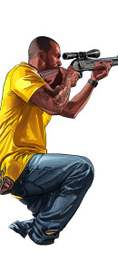 Gta V Cover Art Vinyl Car Decal Sticker – Waterproof & UV-Resistant 8"