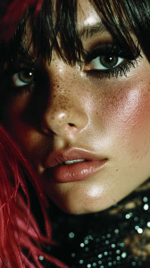 Futuristic Beauty Campaign Vinyl Car Decal Sticker – Waterproof & UV-Resistant 8"