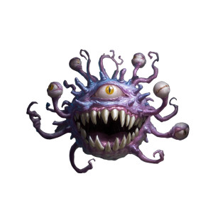 Dnd Beholder Vinyl Car Decal Sticker – Waterproof & UV-Resistant 8"