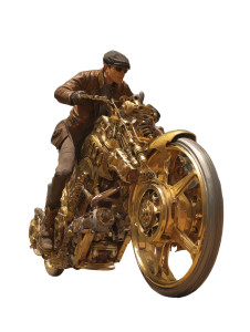 Steampunk Motorcycle Rider V2 Vinyl Car Decal Sticker – Waterproof & UV-Resistant 8" Steampunk Motorcycle Rider V2 Vinyl Car Decal Sticker – Waterproof & UV-Resistant 8"