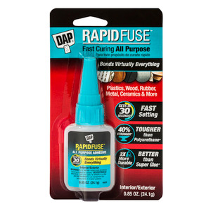 DAP Super Glue | RapidFuse | Bonds Everything in 30s | Interior/Exterior Use DAP Super Glue | RapidFuse | Bonds Everything in 30s | Interior/Exterior Use