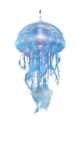 Mystical Jellyfish Entity Vinyl Car Decal Sticker – Waterproof & UV-Resistant 8"
