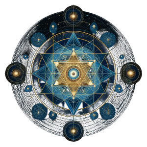 Sacred Geometry Vinyl Car Decal Sticker – Waterproof & UV-Resistant 8" Sacred Geometry Vinyl Car Decal Sticker – Waterproof & UV-Resistant 8"