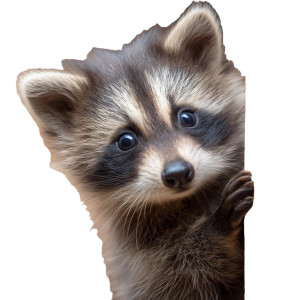 Cute Baby Raccoon V2 Vinyl Car Decal Sticker – Waterproof & UV-Resistant 8" Cute Baby Raccoon V2 Vinyl Car Decal Sticker – Waterproof & UV-Resistant 8"