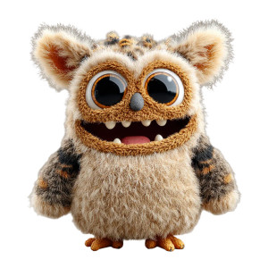 Creepy Cute Owl Vinyl Car Decal Sticker – Waterproof & UV-Resistant 8"