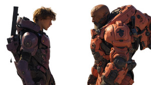 Futuristic Armor Standoff Vinyl Car Decal Sticker – Waterproof & UV-Resistant 8"