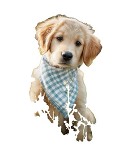 Fluffy Puppy Bandana Vinyl Car Decal Sticker – Waterproof & UV-Resistant 8" Fluffy Puppy Bandana Vinyl Car Decal Sticker – Waterproof & UV-Resistant 8"