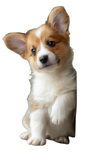 Baby Welsh Corgi Vinyl Car Decal Sticker – Waterproof & UV-Resistant 8"