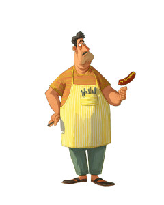 Grilling Suburban Dad Vinyl Car Decal Sticker – Waterproof & UV-Resistant 8"