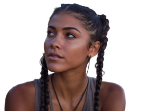 Model In Sunset Vinyl Car Decal Sticker – Waterproof & UV-Resistant 8"