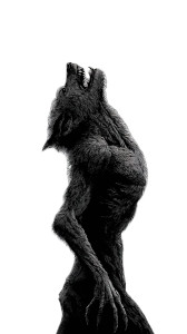 Hunched Werewolf Howl Vinyl Car Decal Sticker – Waterproof & UV-Resistant 8"