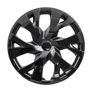 Universal 16 Inch Gloss Black Wheel Covers | Quality ABS Material | Easy Snap-On Installation