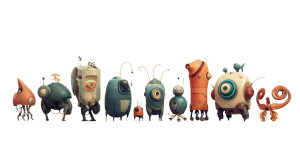 Whimsical Mechanical Creatures Vinyl Car Decal Sticker – Waterproof & UV-Resistant 8"