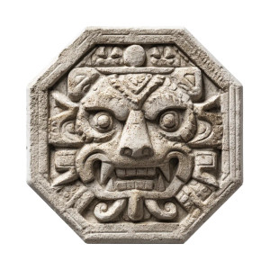 Aztec Jaguar Tile Vinyl Car Decal Sticker – Waterproof & UV-Resistant 8"