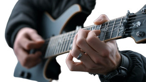 Guitar Hands Close-Up Vinyl Car Decal Sticker – Waterproof & UV-Resistant 8" Guitar Hands Close-Up Vinyl Car Decal Sticker – Waterproof & UV-Resistant 8"