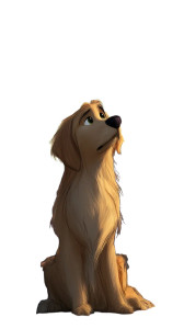 Loyal Golden Retriever Vinyl Car Decal Sticker – Waterproof & UV-Resistant 8"