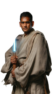 Dhoni As Jedi Vinyl Car Decal Sticker – Waterproof & UV-Resistant 8"