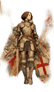 Joan Of Arc V7 Vinyl Car Decal Sticker – Waterproof & UV-Resistant 8"