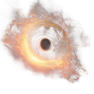 Cosmic Black Hole V3 Vinyl Car Decal Sticker – Waterproof & UV-Resistant 8"