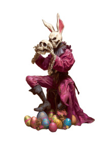 Evil Easter Bunny V6 Vinyl Car Decal Sticker – Waterproof & UV-Resistant 8"