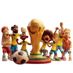 World Cup Celebration Vinyl Car Decal Sticker – Waterproof & UV-Resistant 8"