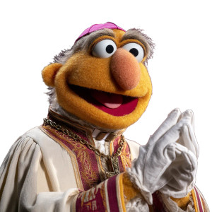 Pope Muppet Vinyl Car Decal Sticker – Waterproof & UV-Resistant 8"