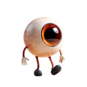 Cute Eyeball Mascot Vinyl Car Decal Sticker – Waterproof & UV-Resistant 8" Cute Eyeball Mascot Vinyl Car Decal Sticker – Waterproof & UV-Resistant 8"
