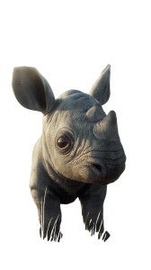 Playful Baby Rhino Vinyl Car Decal Sticker – Waterproof & UV-Resistant 8" Playful Baby Rhino Vinyl Car Decal Sticker – Waterproof & UV-Resistant 8"