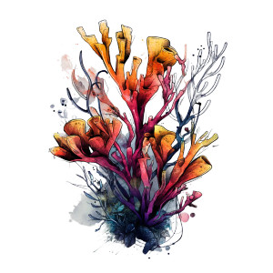 Graffiti Corals Vinyl Car Decal Sticker – Waterproof & UV-Resistant 8" Graffiti Corals Vinyl Car Decal Sticker – Waterproof & UV-Resistant 8"