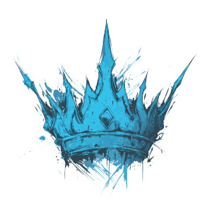 Queens Crown Graffiti Vinyl Car Decal Sticker – Waterproof & UV-Resistant 8"
