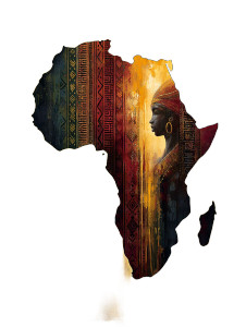 African Tribal Continent Vinyl Car Decal Sticker – Waterproof & UV-Resistant 8" African Tribal Continent Vinyl Car Decal Sticker – Waterproof & UV-Resistant 8"