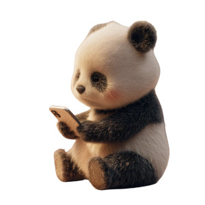 Cute Panda On Phone Vinyl Car Decal Sticker – Waterproof & UV-Resistant 8" Cute Panda On Phone Vinyl Car Decal Sticker – Waterproof & UV-Resistant 8"