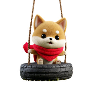 Chibi Shiba Dog V3 Vinyl Car Decal Sticker – Waterproof & UV-Resistant 8"