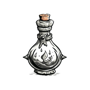 Potion Bottle Icon Vinyl Car Decal Sticker – Waterproof & UV-Resistant 8" Potion Bottle Icon Vinyl Car Decal Sticker – Waterproof & UV-Resistant 8"