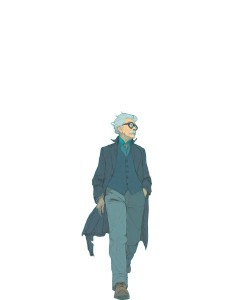 Surreal Cyberpunk Elder Vinyl Car Decal Sticker – Waterproof & UV-Resistant 8"