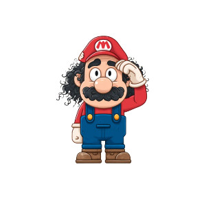 Super Mario Poster V8 Vinyl Car Decal Sticker – Waterproof & UV-Resistant 8"